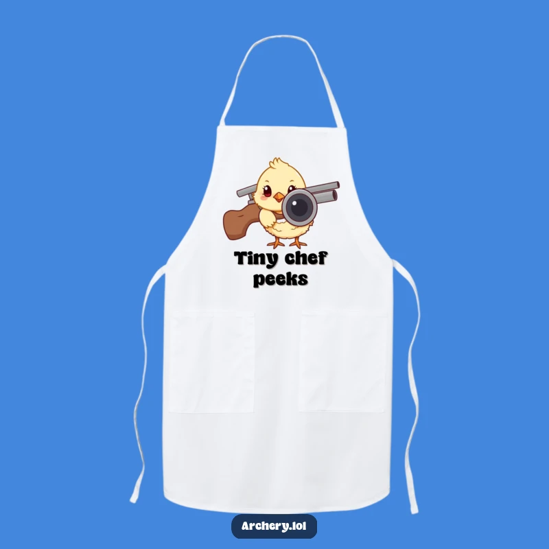 Funny Chick Archer Apron: Cook with Curious Charm, Hilarious Kitchen Wear