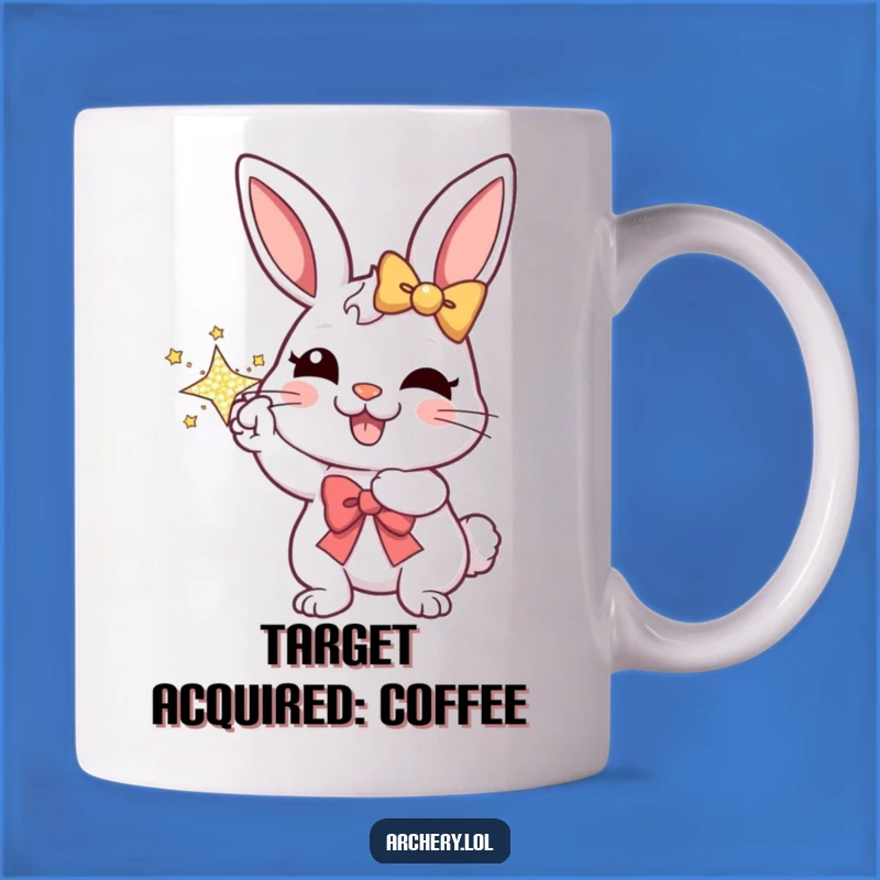 Funny Rabbit Archer Mug: A Joyful Archer Makes A Perfect Funny Gift