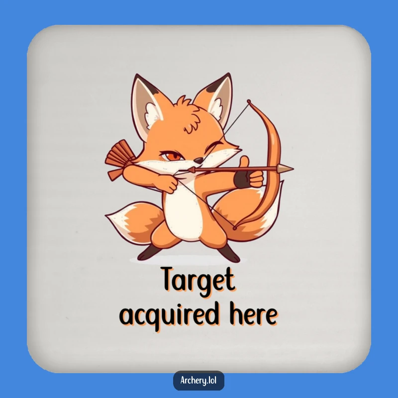 Funny Fox Archer Coaster: Protect Surfaces with Precision