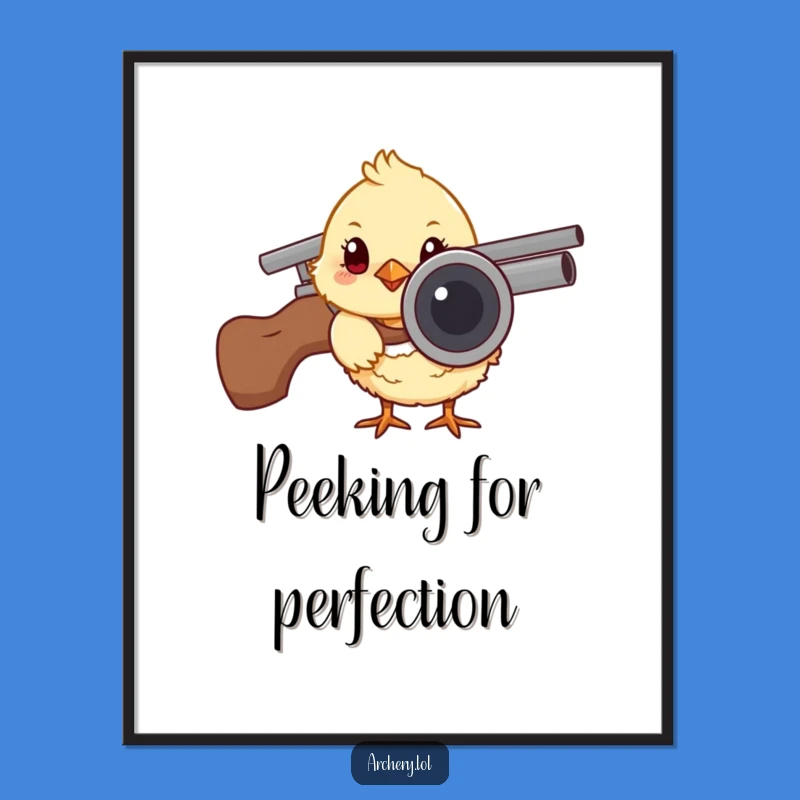 Free Printable Wall Art: Curious Chick Quiver Art, Hilarious Downloadable Decor