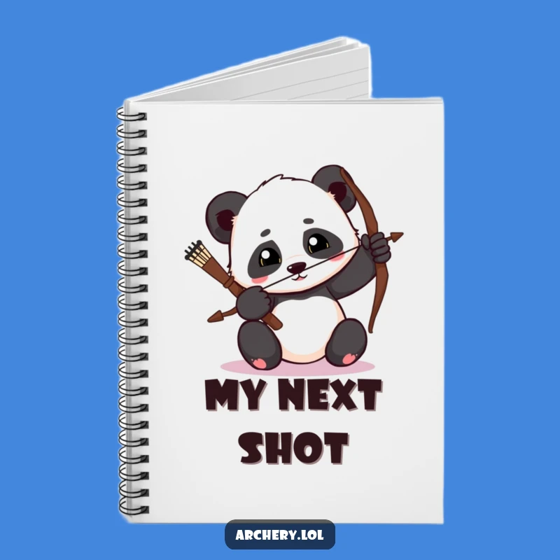 Funny Panda Archer Notebook: Focused Notes, Determined Journal Gift