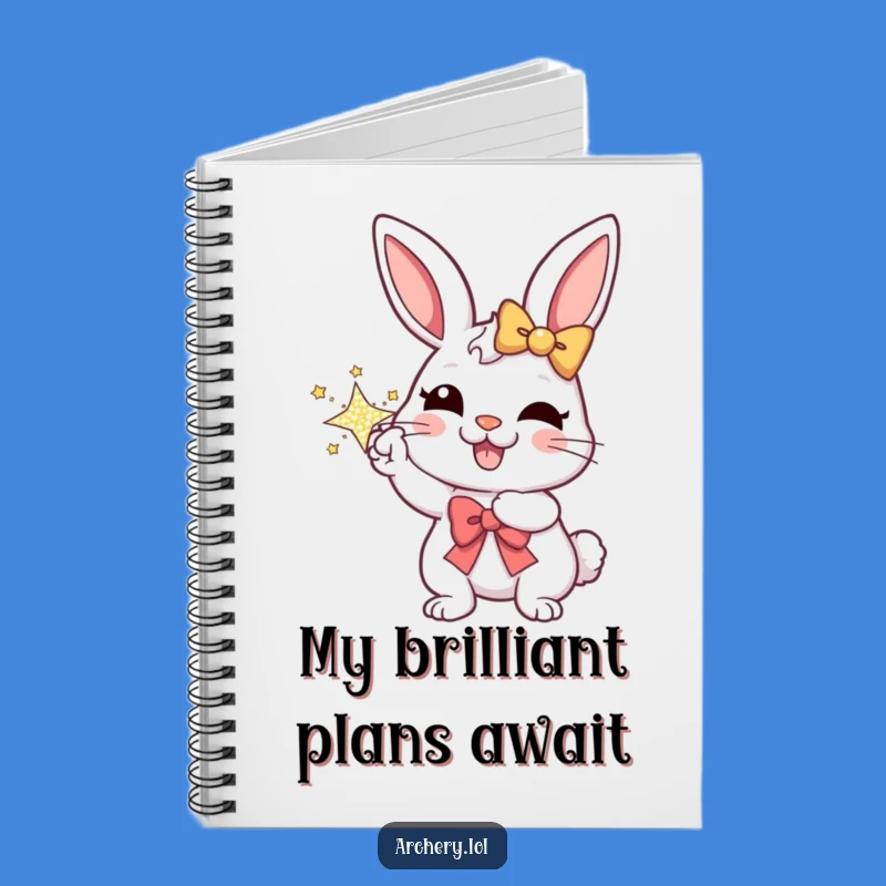 Funny Rabbit Archer Notebook: Jot Down Fun Ideas - A Great Funny Gift