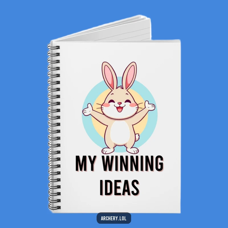 Funny Rabbit Archer Notebook: Record Your Bullseye Moments, Hilarious Tool for Achievers