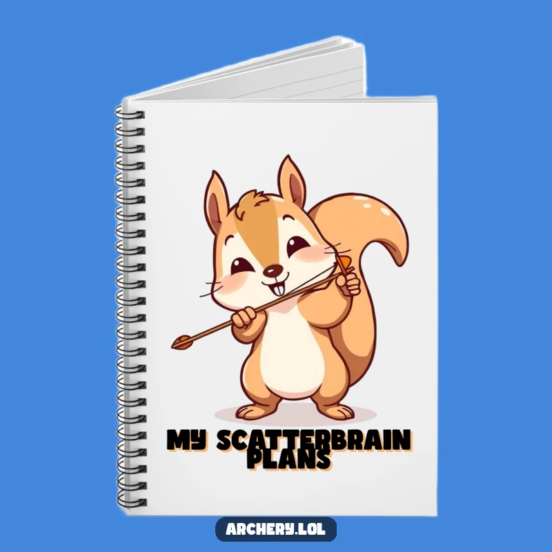 Funny Squirrel Archer Notebook: Comical Notes, Perfect Funny Gift Journal