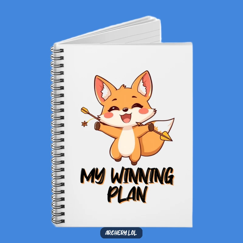 Funny Fox Archer Notebook: Triumphant Ideas, Perfect Funny Gift Journal