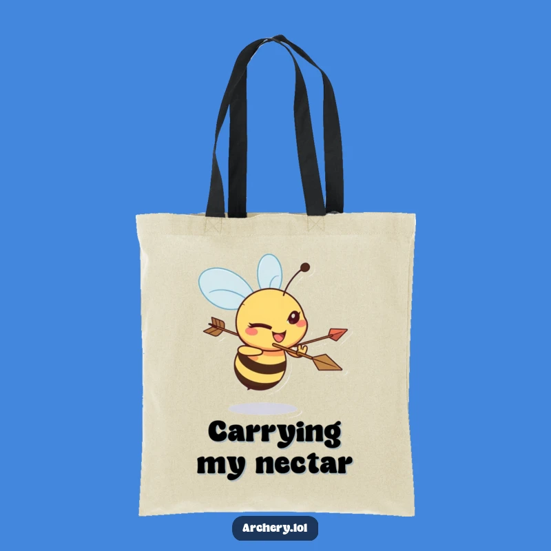 Funny Bee Archer Tote Bag: Durable and Stylish Bee Archer Bag, Perfect Funny Gift for Shoppers