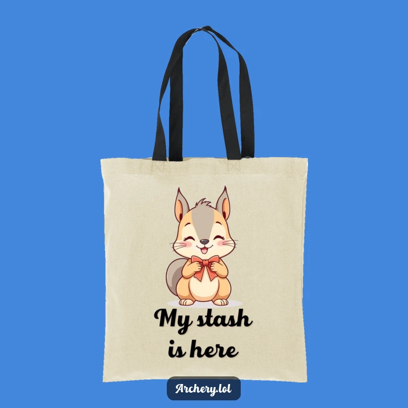 Funny Squirrel Archer Tote Bag: Stylish Squirrel Bag, Perfect Funny Gift for Everyday Carry